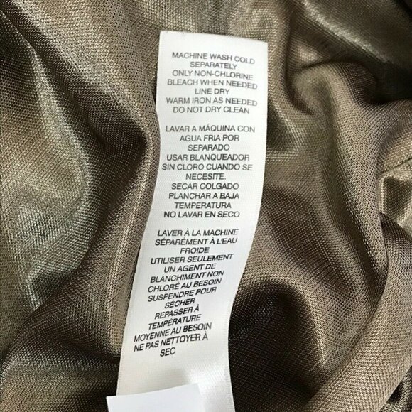 Chicos Shift Dress Beige Knee Length 1 Medium - Picture 8 of 8